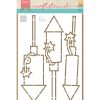 PS8050 Craftstencil Fireworks by Marleen