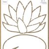craft stencil waterlilly