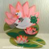 craft stencil waterlilly