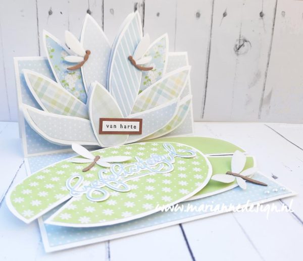 craft stencil waterlilly