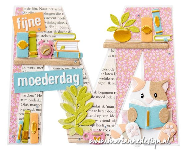 PS8143 Craft stencil - Marianne Design - M-Letter.jpg