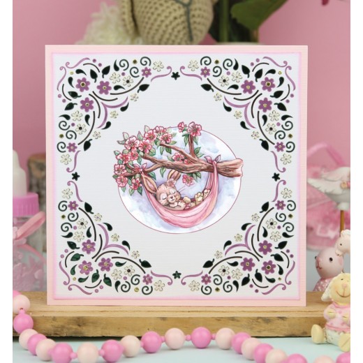 SB10729 Uitdrukvel - Yvonne Creations - Playing Bunny