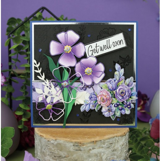 Snijmallen - Yvonne Creations - Very purple - Flowers