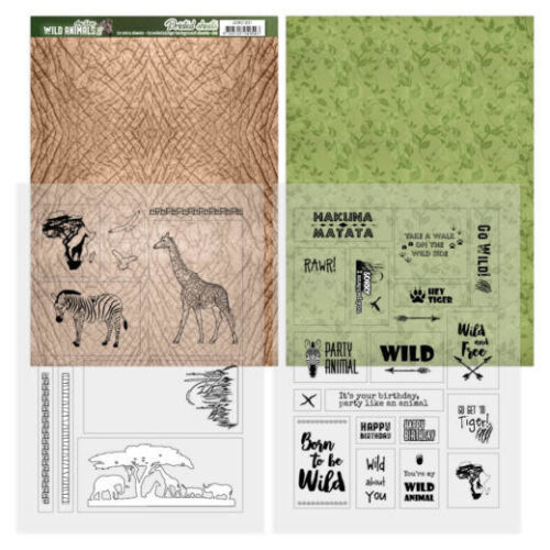 mica sheets wild animals amy design