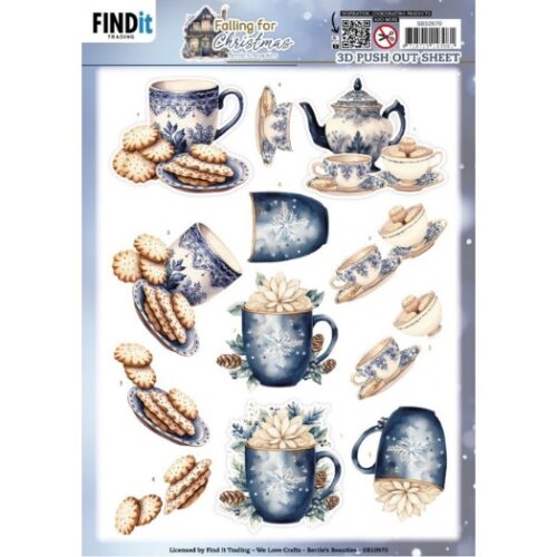 Uitdrukvel - Berries Beauties - Falling for Christmas - Cookies