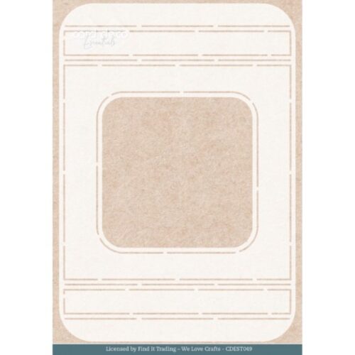 Stencil Card Mystic Winter