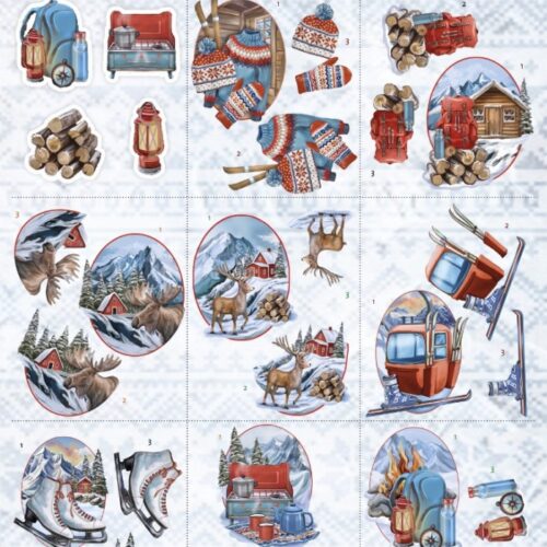 Knipvel mini 3D winter