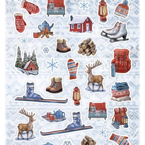 Knipvel kleine winterplaatjes