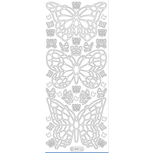 Starform 941 sticker vlinders