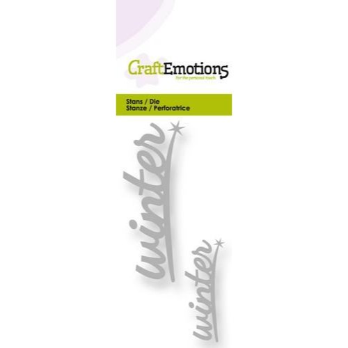 CraftEmotions Die - tekst winter 2x