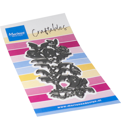 Stansmal Halloween vleermuizen en spookjes