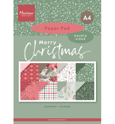 Paperpad - Marianne Design - Merry Christmas A4