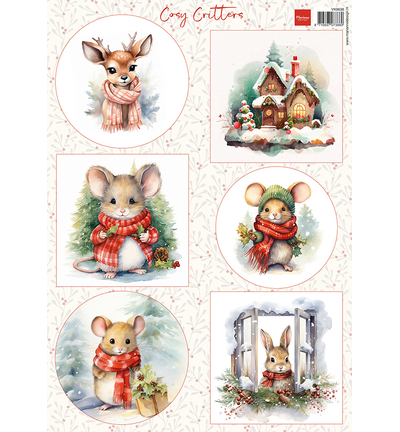 knipvel - Marianne Design - Cosy Critters